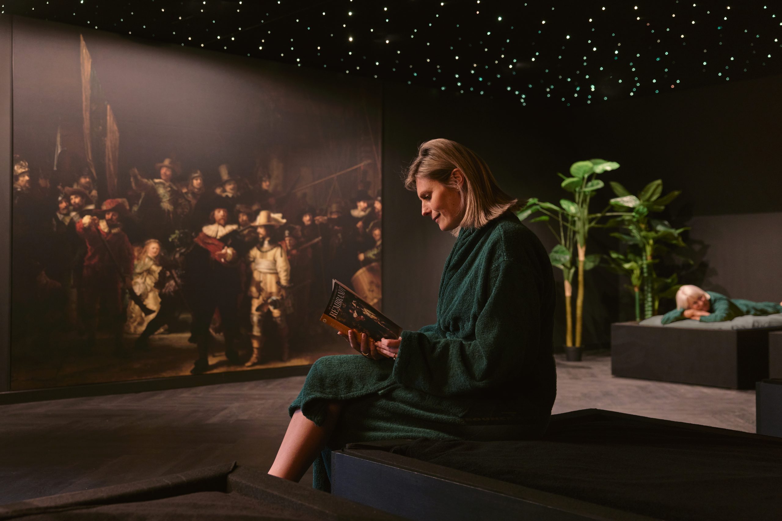 Thermen Barendrecht vrouw in badjas