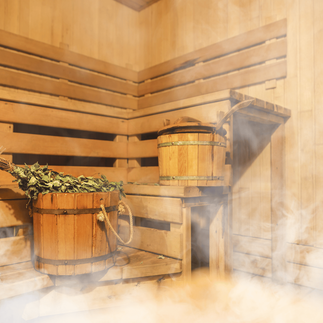 stoom in sauna