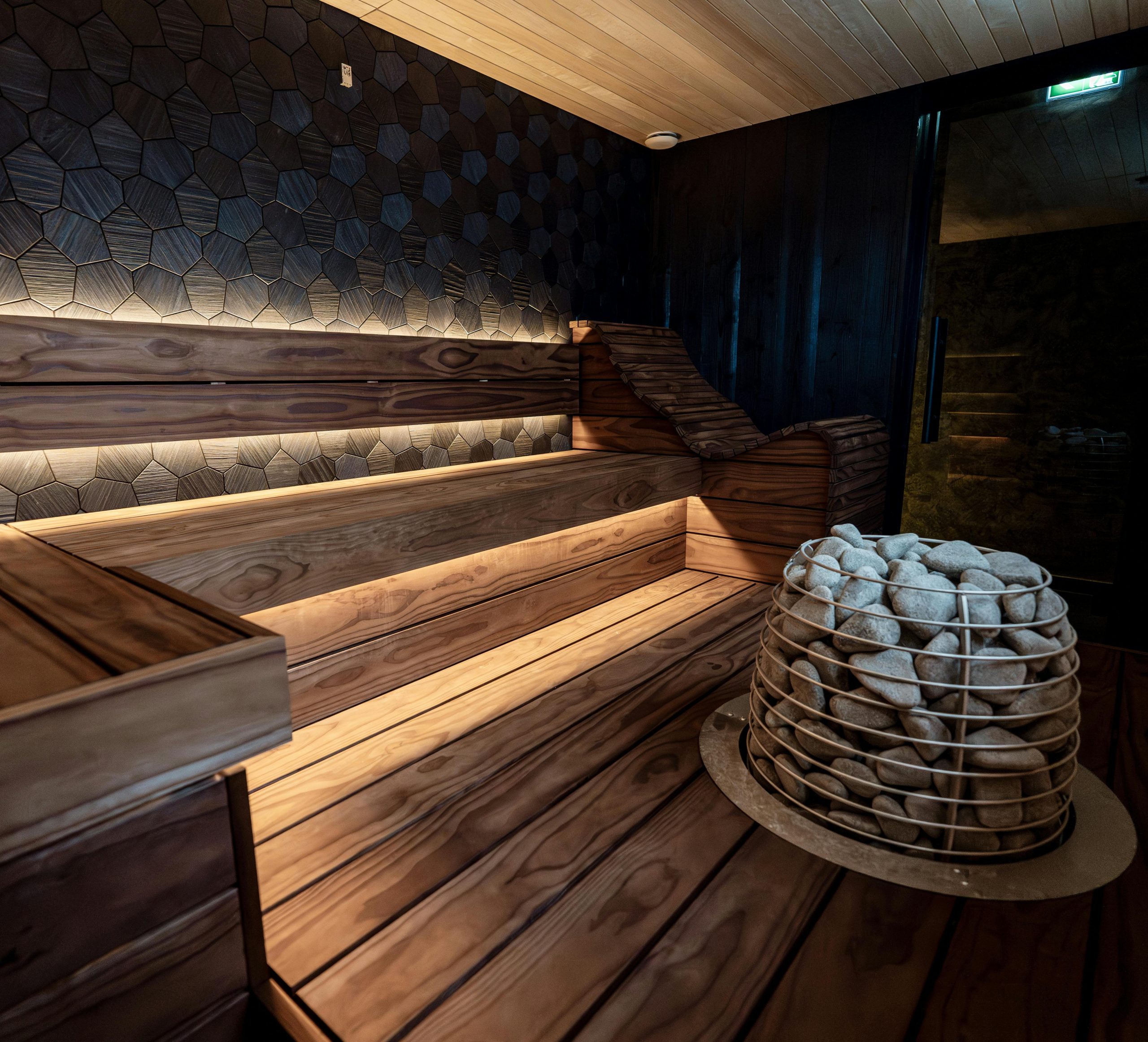 Sauna met sterrenhemel