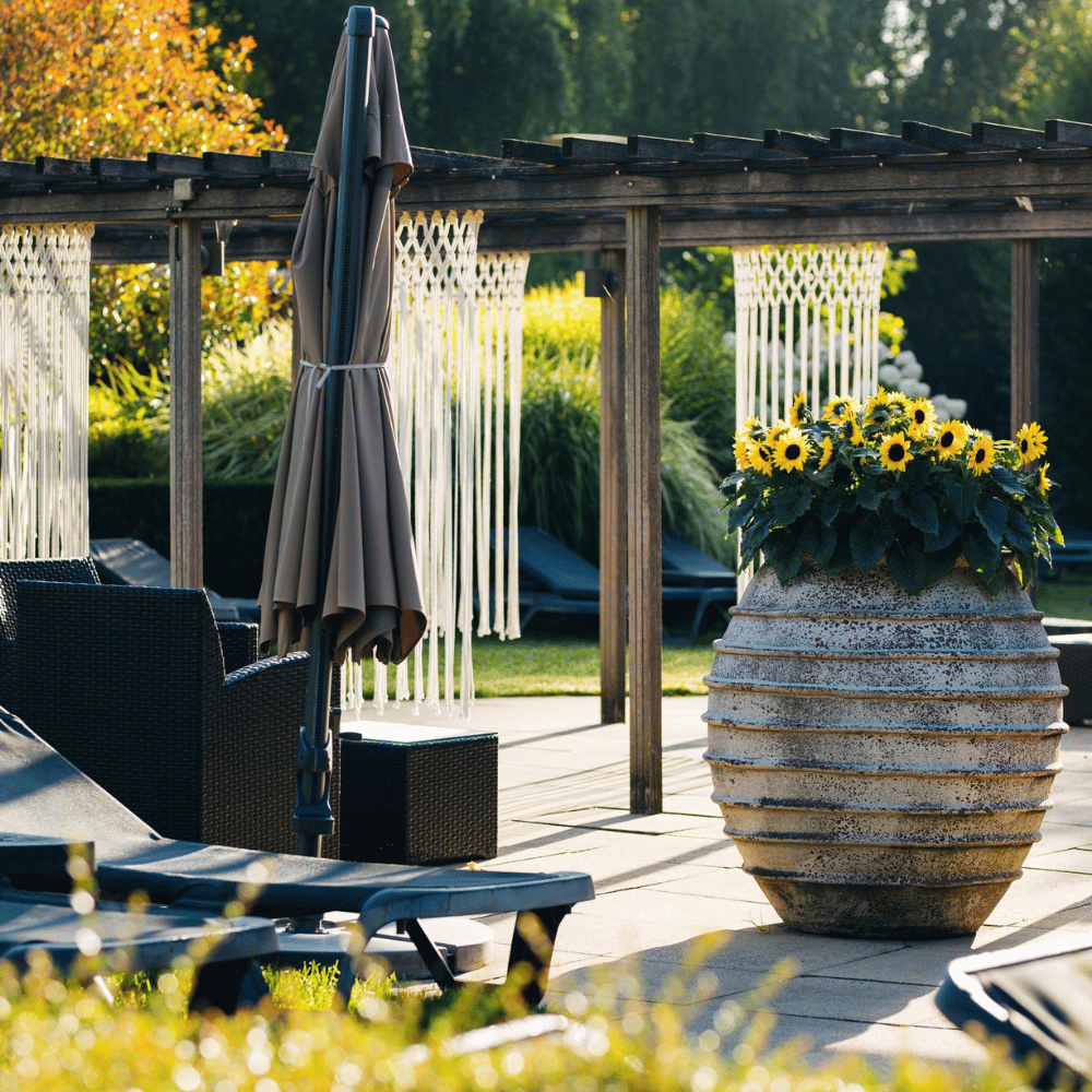 Tuin in Sauna thermen La mer