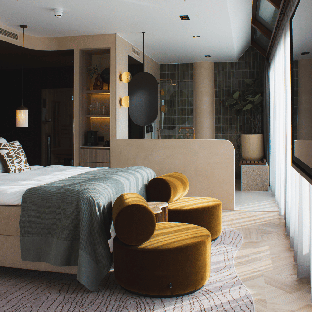 hotelkamer in Thermae 2000